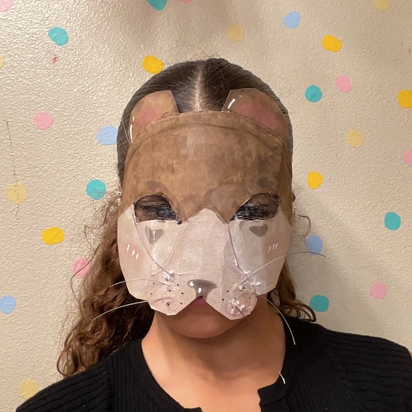 Otter therian mask kawaii cardboard - Picture 5 of 9